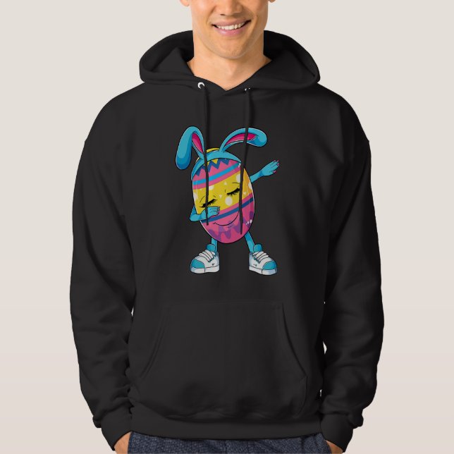 Sudadera Funny Dabbing Easter Egg Apparel Bunny Easter Day  (Anverso)