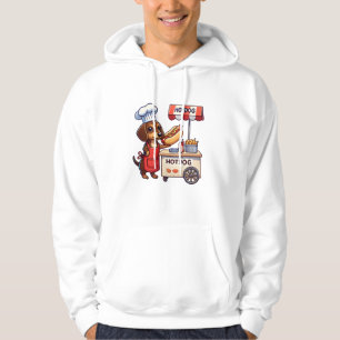 Sudadera Funny Dachshund Perro Weiner Sausage Hotdog Sandwi