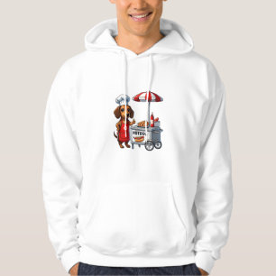 Sudadera Funny Dachshund Perro Weiner Sausage Hotdog Sandwi