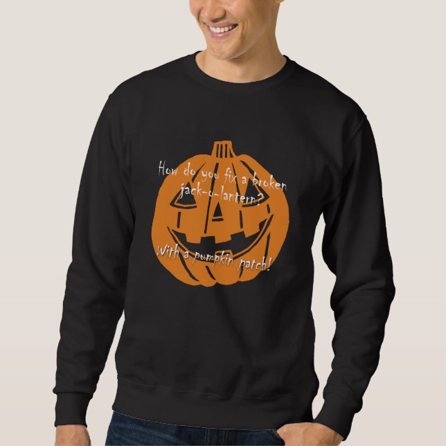 Sudadera Funny Dad Chiste Halloween Calabaza Sweatshirt (Anverso)