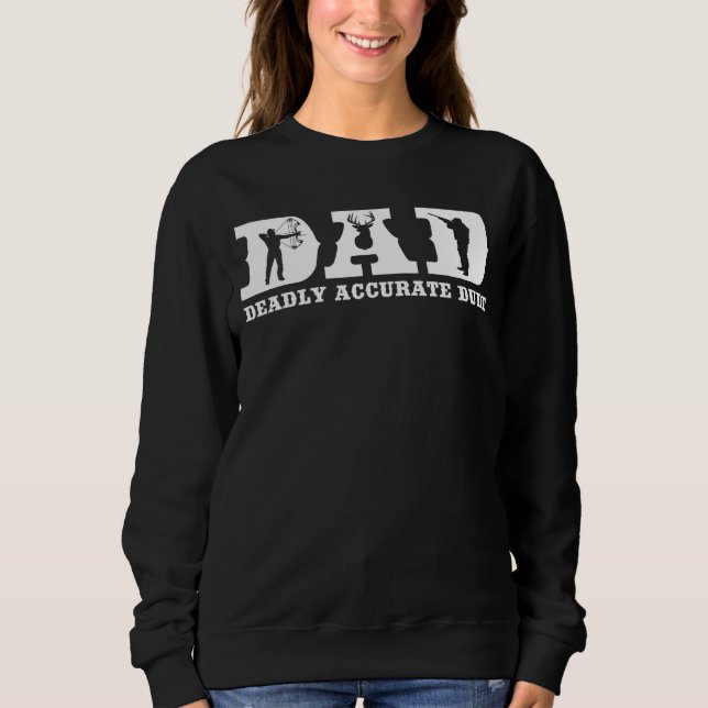 Sudadera Funny Deer Hunting DAD Moral Amigo Guay F (Anverso)