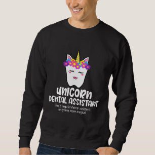 Sudadera Funny Dental Assistant Unicorn Magnic Tooth Denti