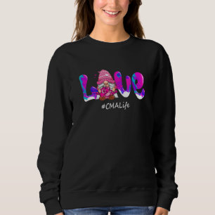 Sudadera Funny Día de San Valentín Gnome Love Cma Life Nurs