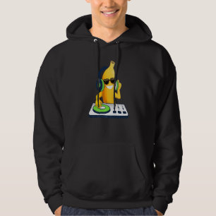 Sudadera Funny DJ Guay Banana Sunglusses disfrazar Banana L