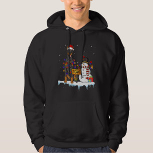 Sudadera Funny Doberman Pinscher Dog Navidades