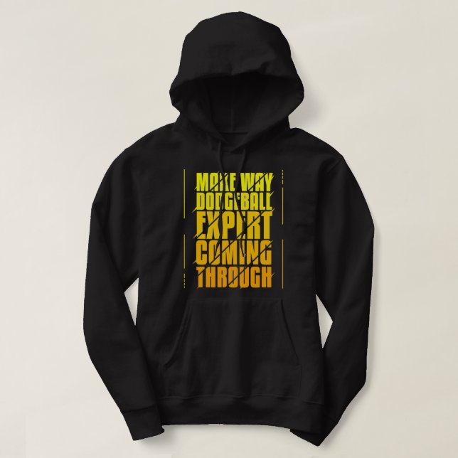 SUDADERA FUNNY DODGEBALL EXPERTO (Diseño del anverso)