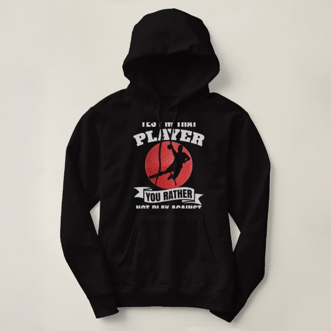 Sudadera Funny Dodgeball Lover (Diseño del anverso)