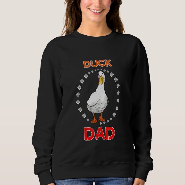 Sudadera Funny Duck Dad Duck Duck Lover Funny Duck Duck Duc (Anverso)