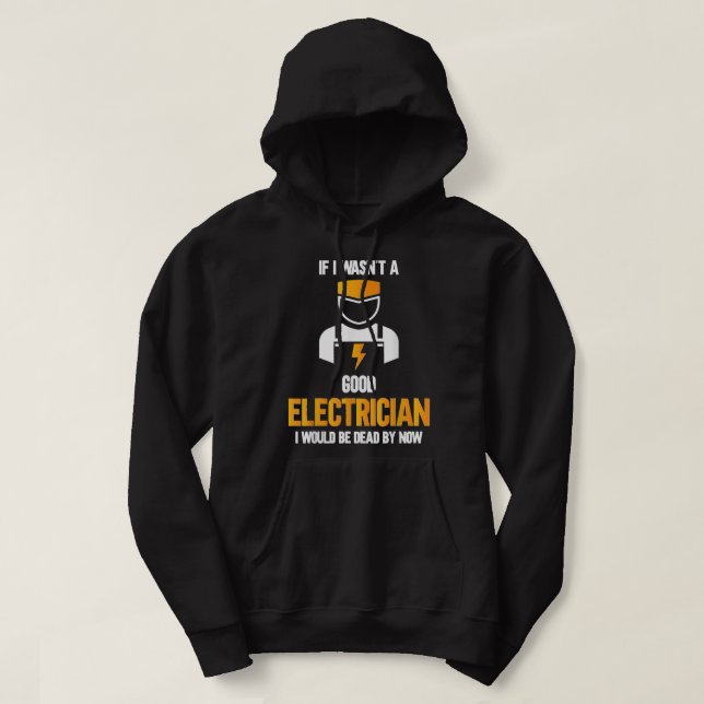 Sudadera Funny Electrician Cool Electrical Engineer Design  (Diseño del anverso)