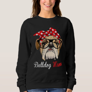 Sudadera Funny English Bulldog Mama for Bulldog Lovers