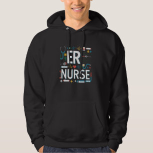 Sudadera Funny er enfermero sala de emergencias enfermería 