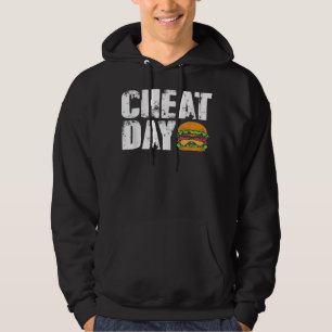 Sudadera Funny Fast Food Hamburger Cheeseburger Cheat Day