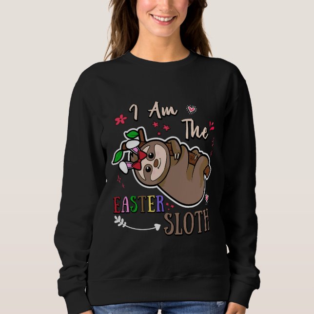 Sudadera Funny Feliz Día de Pascua Diseño Soy La Ranura De  (Anverso)