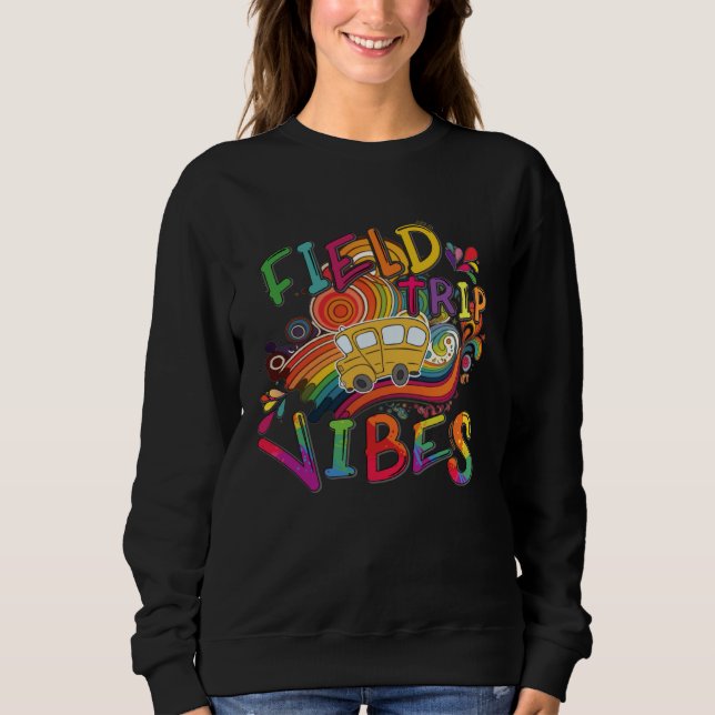 Sudadera Funny Field Trip Vibes Field Day 2023 Boys Girls S (Anverso)