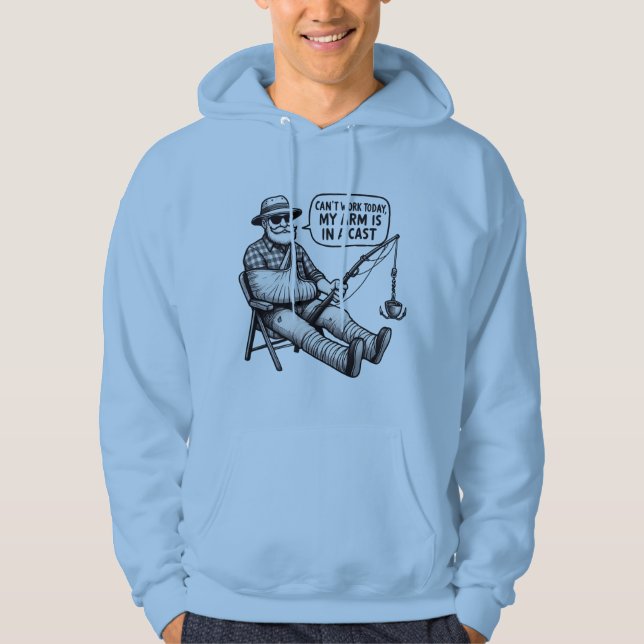 Sudadera Funny Fisherman “Cast” Excuse Hoodie (Anverso)