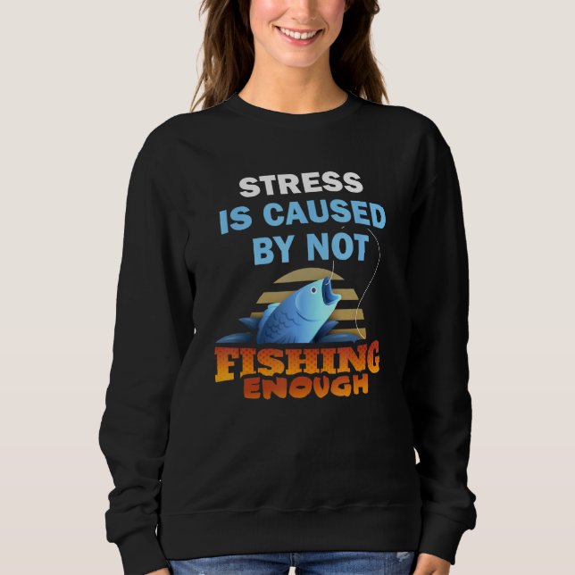 Sudadera Funny Fishing Design Bass Fly Fishing Lovers (Anverso)
