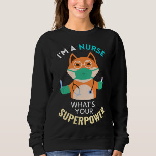 Sudadera Funny Fox Nurse