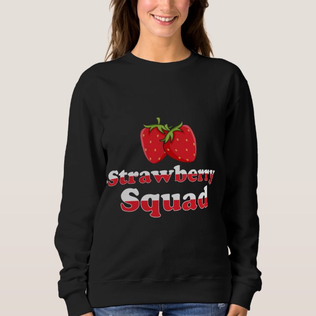 Sudadera Funny Fruit Strawberry Design - Strawberry Crew - (Anverso)