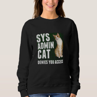 Sudadera Funny Ginger Cat Laptop Sysadmin Kitty Me