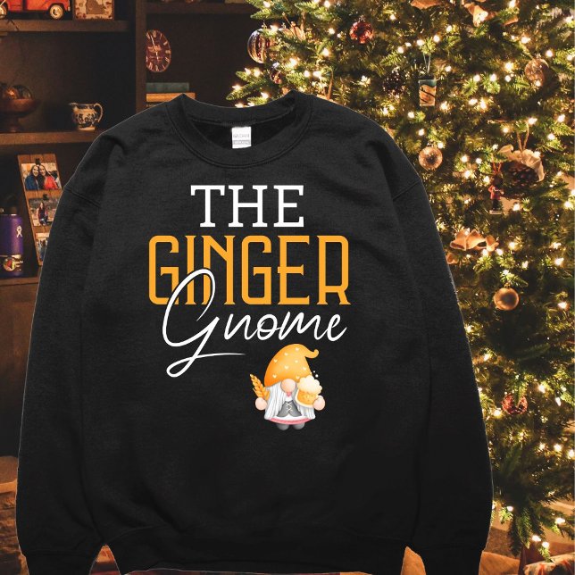 Sudadera Funny Ginger Gnome Beer Navidades (Subido por el creador)