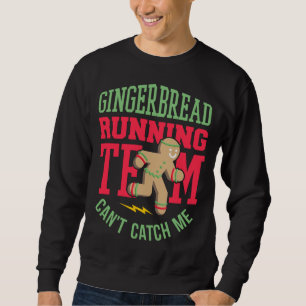 Sudadera Funny Gingerbread Running Team Navidades