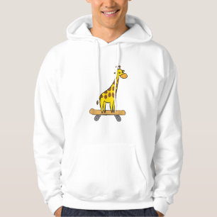 Sudadera Funny Giraffe Lover Giraffe Skateboard