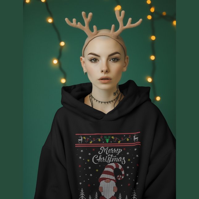 Sudadera Funny Gnome Merry Christmas (Subido por el creador)