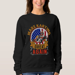 Sudadera Funny Go Kart Carreras - Race Car Kart Racer