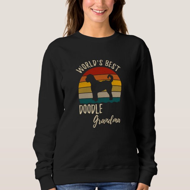 Sudadera Funny Goldendoodle Gra (Anverso)