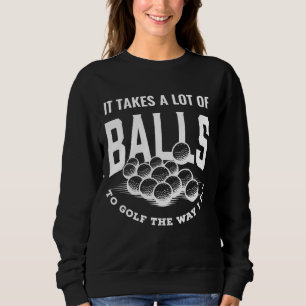 Sudadera Funny Golf Pun Toma Bolas Para Golf Golfing Dad Jo