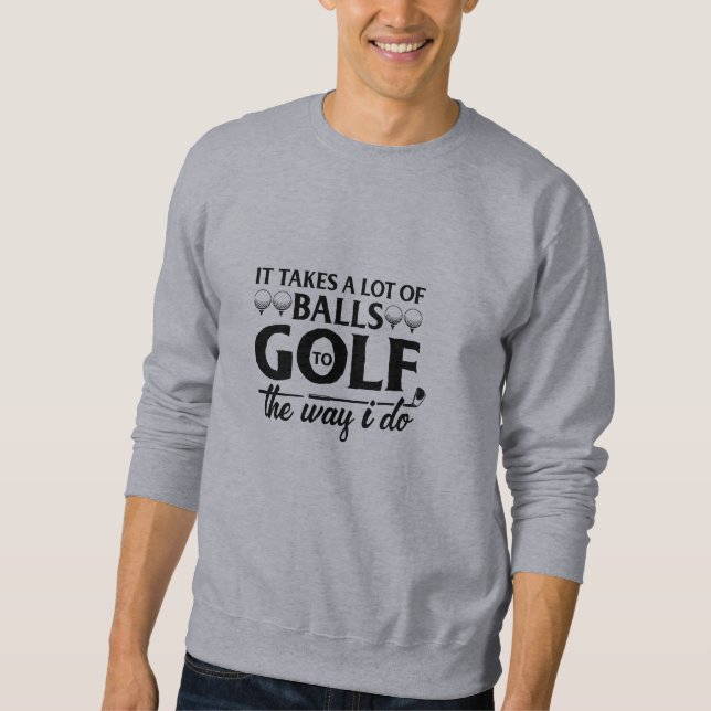 Sudadera Funny Golf Quotes  (Anverso)