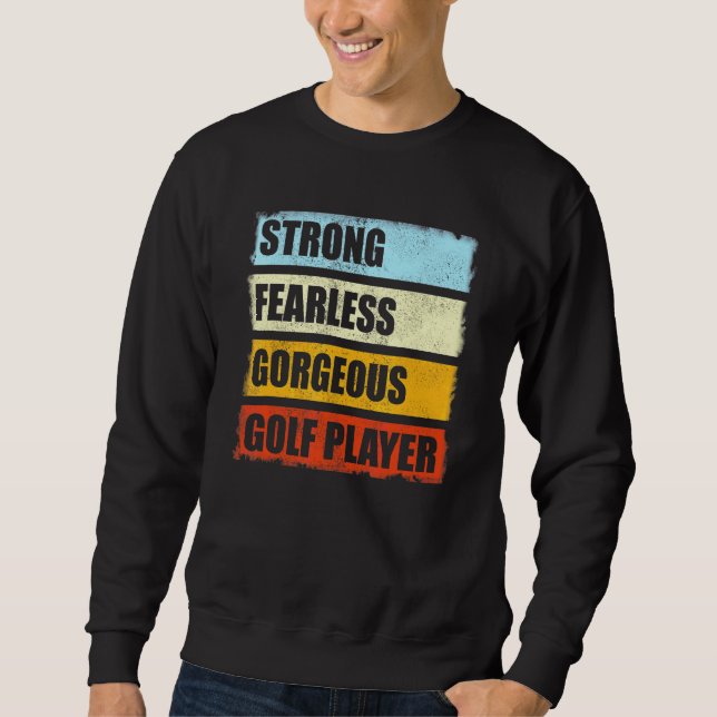 Sudadera Funny Golfer Golf Player Men Golfing (Anverso)