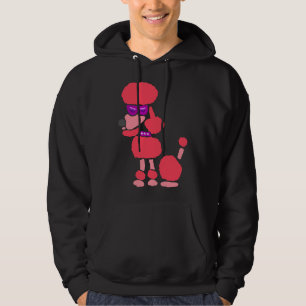 Sudadera Funny Guay Pink Poodle Dog Art