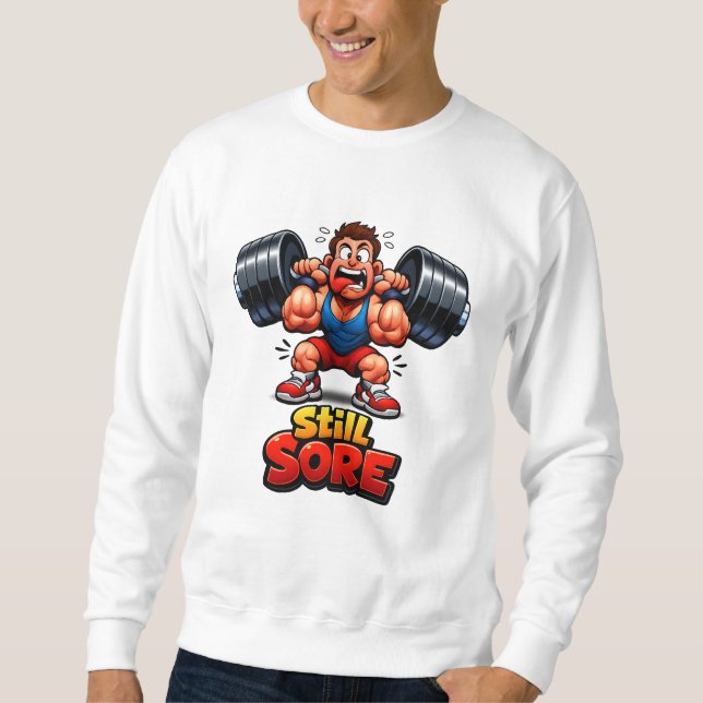 Sudadera Funny Gym Design - Workout Humor (Anverso)