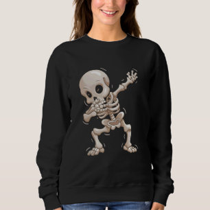 Sudadera Funny Halloween Dabbing Skeleton Skull Dab Dance C