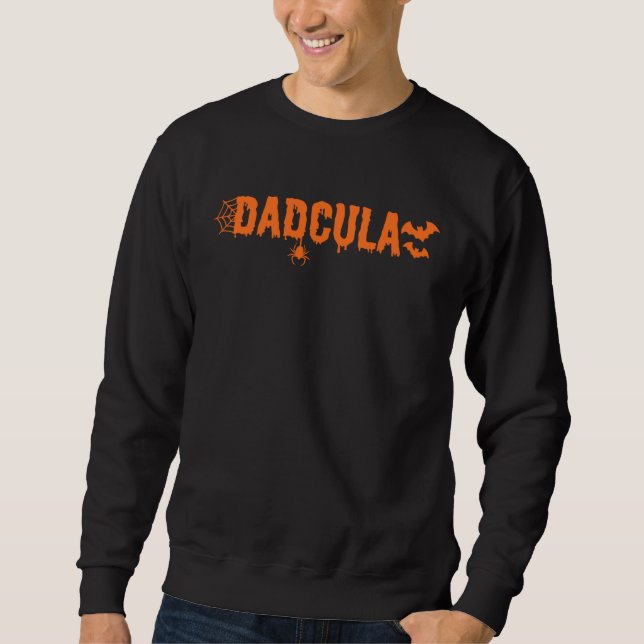 Sudadera Funny Halloween Dadcula (Anverso)