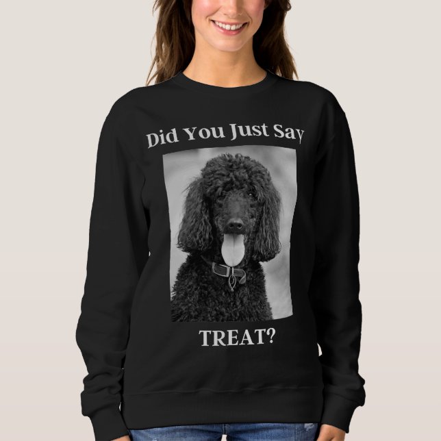 Sudadera Funny Halloween Poodle (Anverso)
