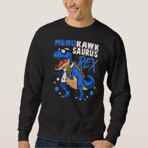 Sudadera Funny Hanukkah Judío Dinosaur Hanukkah T-Rex Boys