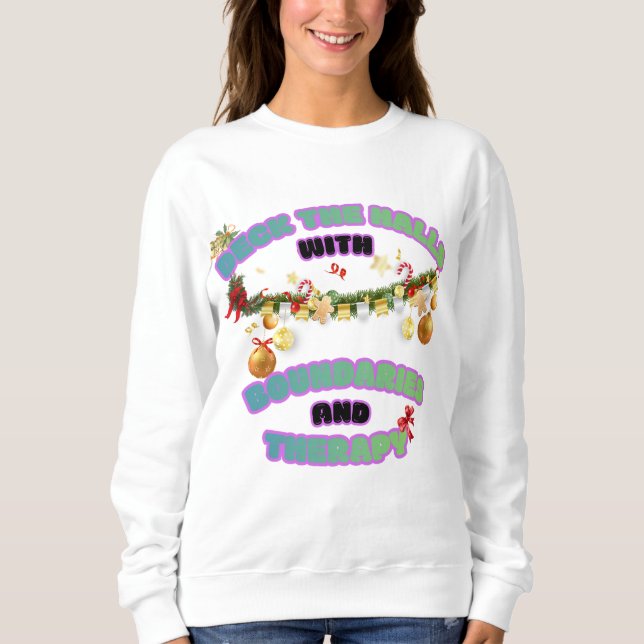 Sudadera funny Holiday sweatshirt (Anverso)