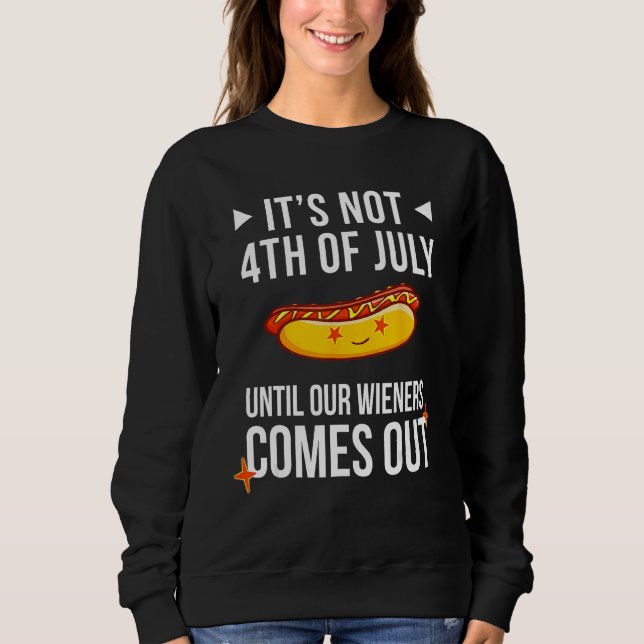 Sudadera Funny Hotdog 4th Of July For Friends Men Women Boy (Anverso)