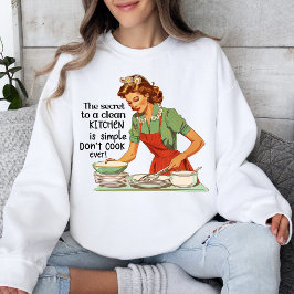 Sudadera Funny Housewife Retro Kitchen Estilo de cosecha