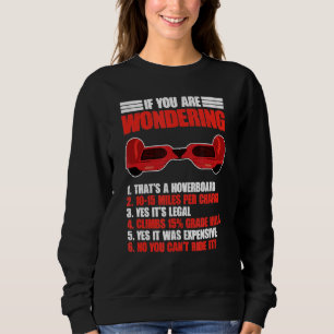 Sudadera Funny Hoverboard Electric Scooter Hoverboard