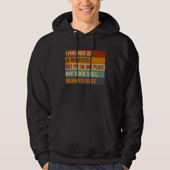 Sudadera Funny Internet Husband, Humor Quote For Him (Anverso)