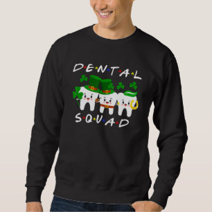 Sudadera Funny Irish Tooth Leprechaun Gorra Dental Squad Pa
