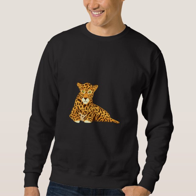 Sudadera Funny Jaguar Painting (Anverso)
