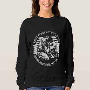 Sudadera Funny Jiu Jitsu Diseño Hombres Mujeres Ji Brasileñ