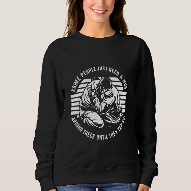Sudadera Funny Jiu Jitsu Diseño Hombres Mujeres Ji Brasileñ (Anverso)