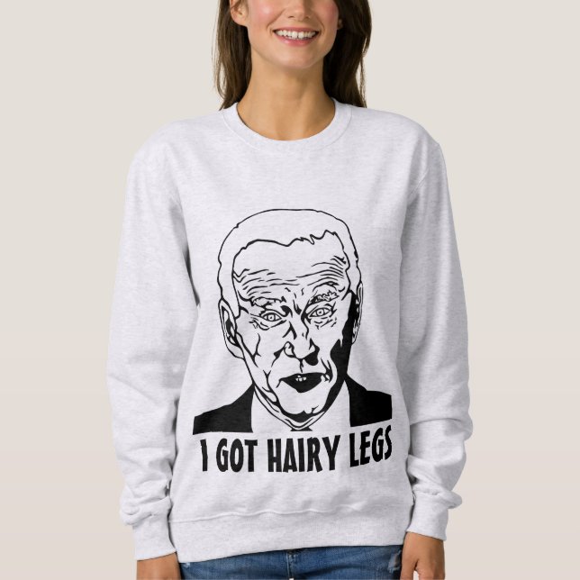 SUDADERA FUNNY JOE BIDEN HAITY LEGS T-SHIRS (Anverso)