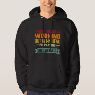 Sudadera Funny Jugador De Béisbol En Mi Cabeza Im Jugando D