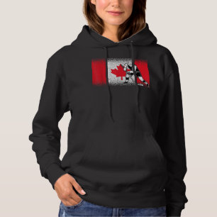 Sudadera Funny Jugador de Hockey sobre Hielo Maple Leaf Ban